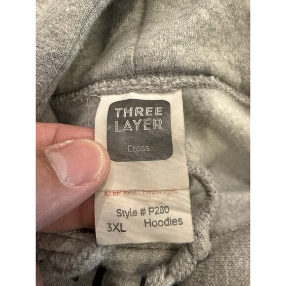 Kobe Bryant Mens Gray We Built Different XVII Job Is Done Pullover Hoodie 3XL - Picture 6 of 9